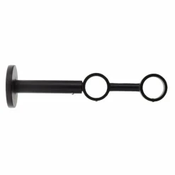 Support tringle double extensible (L190 - 230 / D28) Lino Noir mat