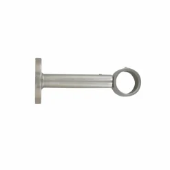 Support tringle extensible (L115 - L155 / D28 mm) Lino Argent mat