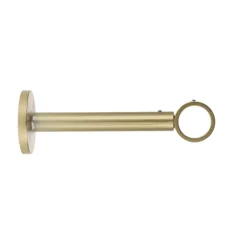Support tringle simple fixe métal (L155 cm / D28 mm) Lino Or