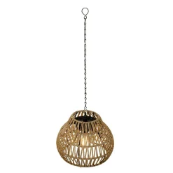 Suspension de jardin solaire LED (H28 cm) Kolparina Naturel