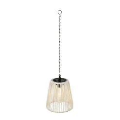 Suspension de jardin solaire LED (H58 cm) Midtown Blanc