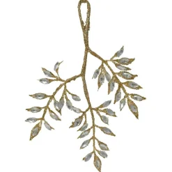 Suspension de Noël (H24 cm) Branche diamant Argent