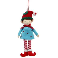 Suspension de Noël (H17 cm) Nougatine Alice Multicolore