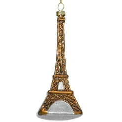 Suspension de Noël (H16 cm) Tour Eiffel Bronze