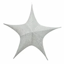 Suspension géante (D135 cm) Étoile de Noël Christmas Argent