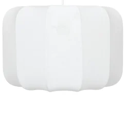 Suspension luminaire coton (37 x 24 cm) Toby Blanc