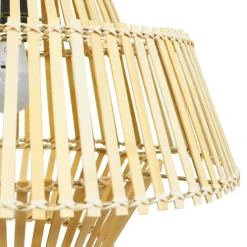 Suspension lumineuse design en bambou (D50 cm) Cabrera Naturel