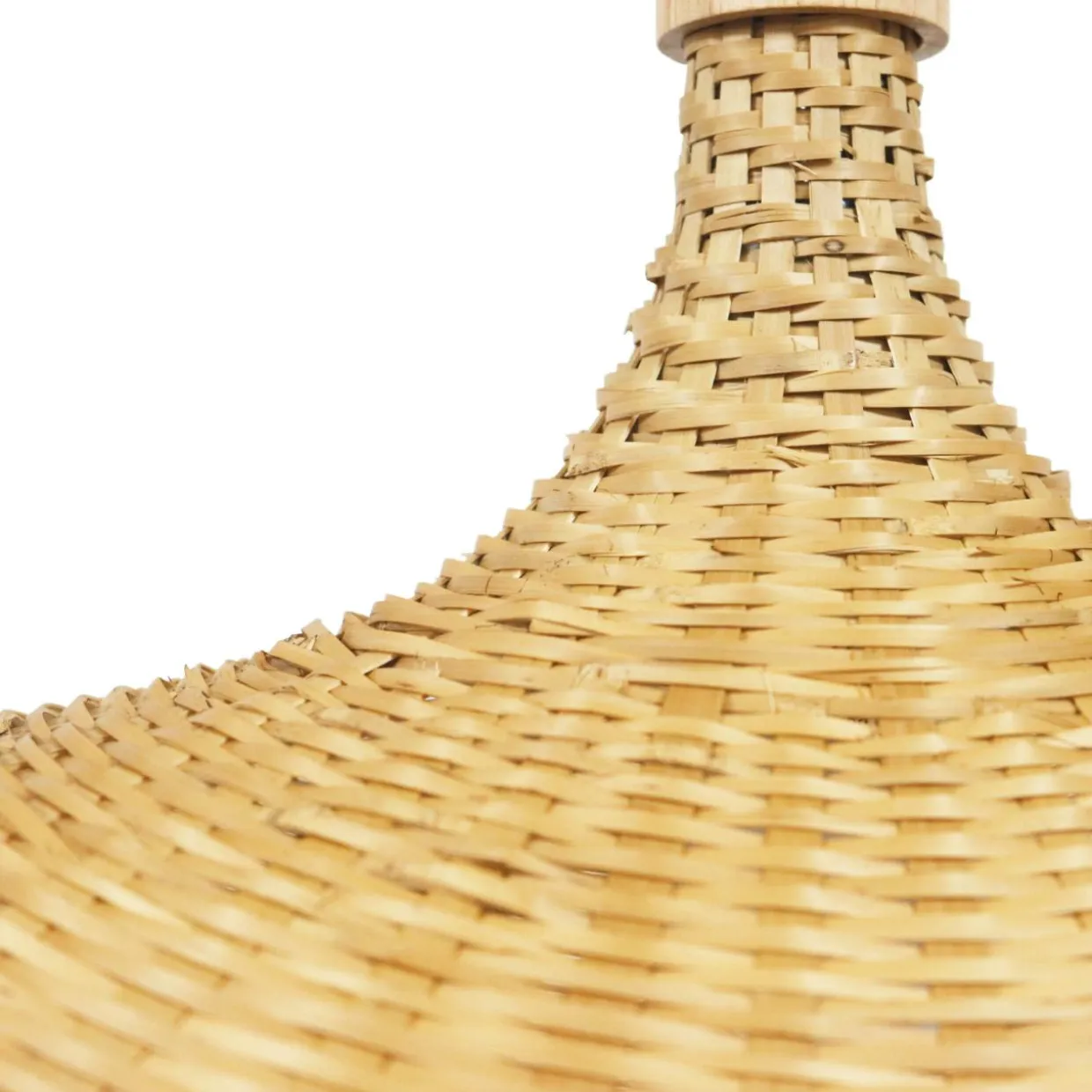Suspension lumineuse en bambou (D55 cm) Kalahari Naturel