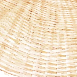 Suspension lumineuse en bambou tressé (D60 cm) Calvià Naturel
