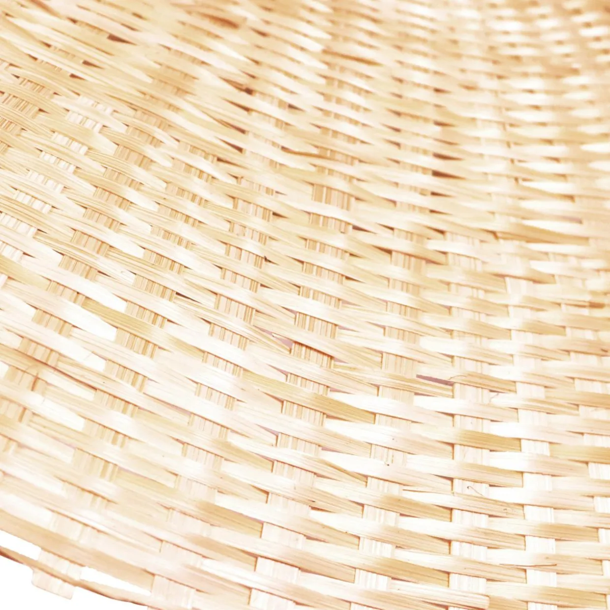 Suspension lumineuse en bambou tressé (D60 cm) Calvià Naturel