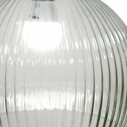Suspension lumineuse en verre (D30 cm) Velden Transparent