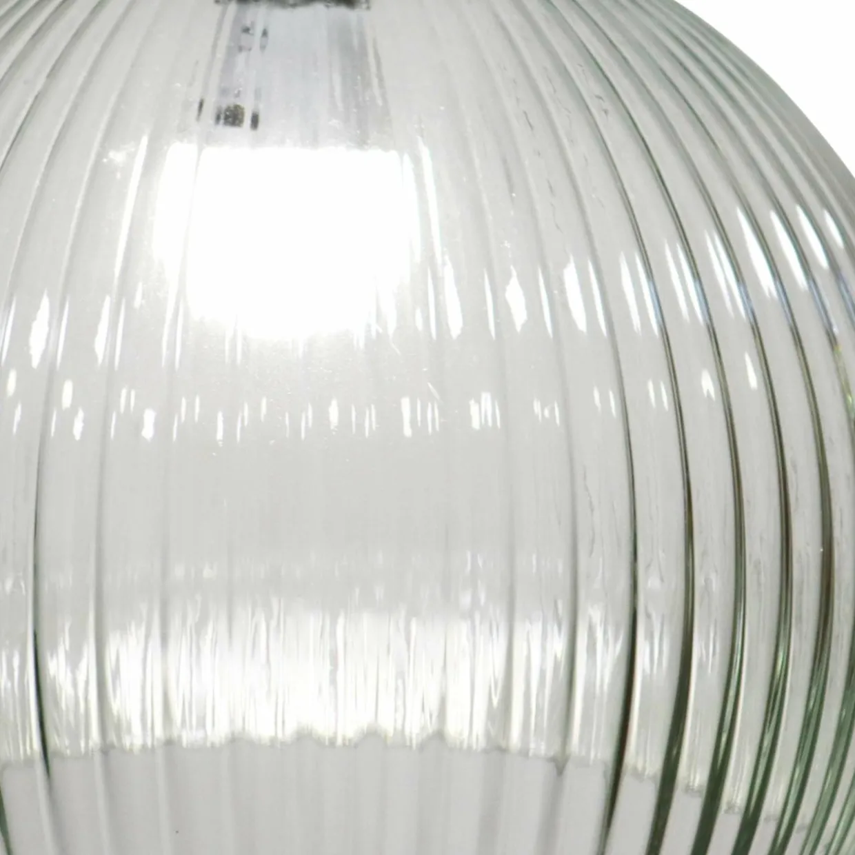 Suspension lumineuse en verre (D30 cm) Velden Transparent