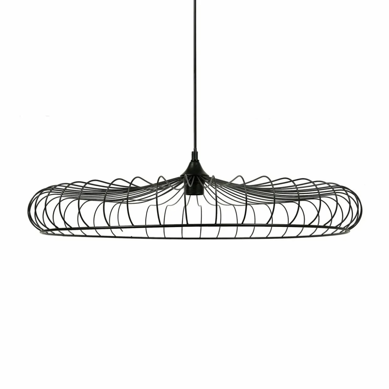 Suspension lumineuse métal (D65,5 cm) Lisa Noir