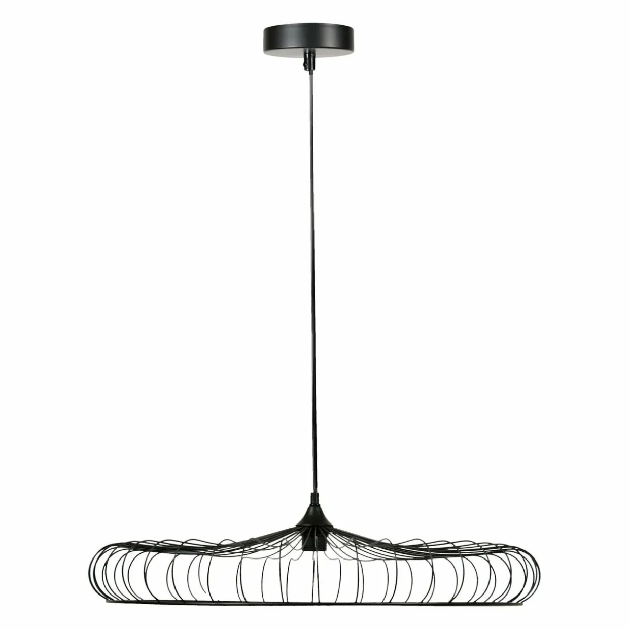 Suspension lumineuse métal (D65,5 cm) Lisa Noir