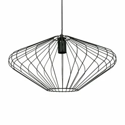 Suspension lumineuse métal (D45 cm) Rosa Noir