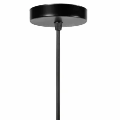 Suspension lumineuse métal (D45 cm) Rosa Noir