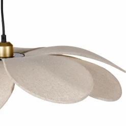 Suspension lumineuse pétal Lin (D60 cm) Horizonte Beige