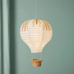 Suspension montgolfière enfant papier (H40 cm) Serpentin Multicolore