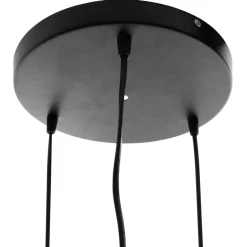 Suspension métal (D24,5 cm) Filaire Noir