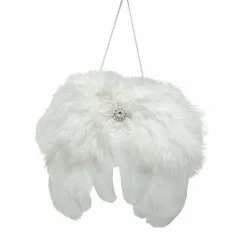 Suspension plume (H16 cm) Angie Blanc