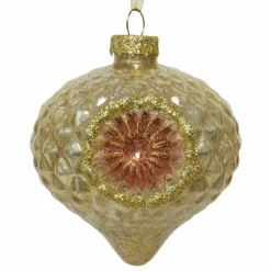 Suspension précieuse (H12 cm) Sphère d'Or