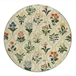 Table bistrot ronde pliable en faïence (D58 cm) Coimbra Crème
