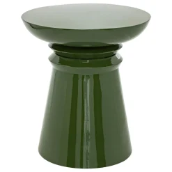 Table d'appoint totem métal (H43 cm) Jaya Verte