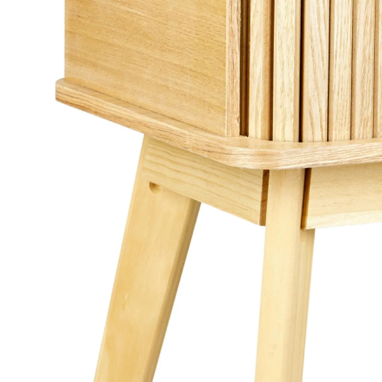 Table de chevet bois (H54 cm) Tim Beige