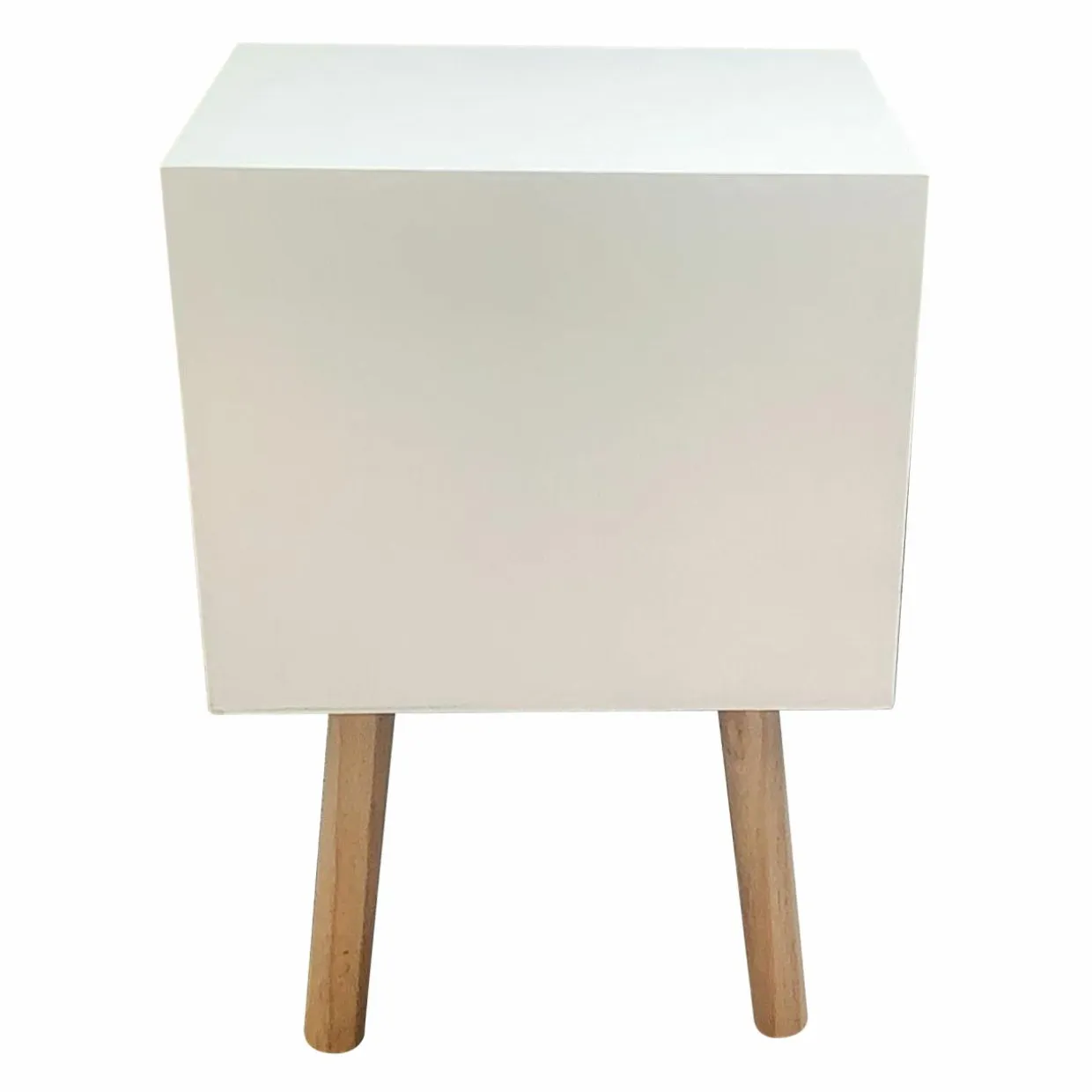 Table de chevet enfant bois (H45 cm) Ourson Marron