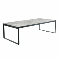 Table de jardin en aluminium et céramique 10 places (240 x 120 cm) Kore Gris et gris anthracite