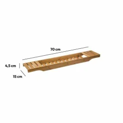 Tablette support pour baignoire (70 cm) Baignia Bambou