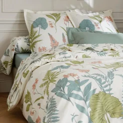 Taie de traversin percale de coton (L200 cm) Féerie Multicolore