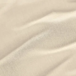 Taie de traversin percale de coton (L185 cm) Cali Beige