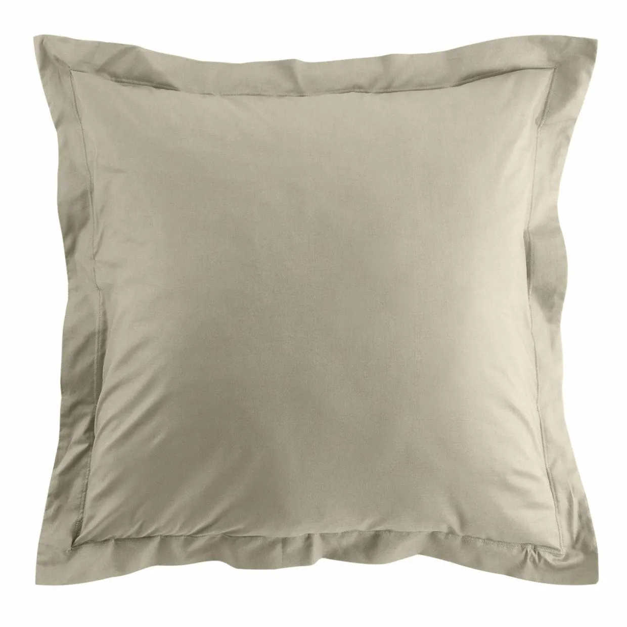 Taie d'oreiller carrée coton bio (63 x 63 cm) Biolina Taupe