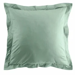 Taie d'oreiller carrée coton bio (63 x 63 cm) Biolina Vert sauge