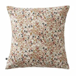 Taie d'oreiller carrée gaze de coton (60 x 60 cm) Constance Beige pampa