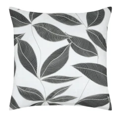 Taie d'oreiller carrée percale de coton (63 x 63 cm) Matisse Grise