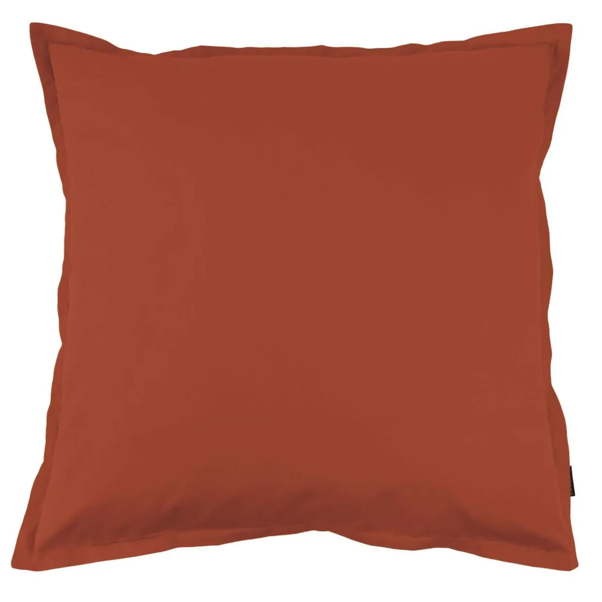 Taie d'oreiller carrée percale de coton (80 x 80 cm) Cali Terracotta