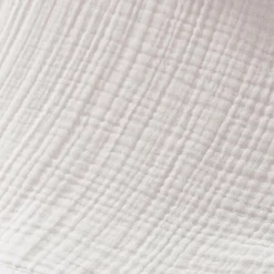 Taie d'oreiller quadruple gaze de coton (50 x 80 cm) Victoria x Gaïa Blanc chantilly