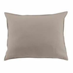 Taie d'oreiller rectangulaire flanelle de coton (50 x 80 cm) Nina Ficelle