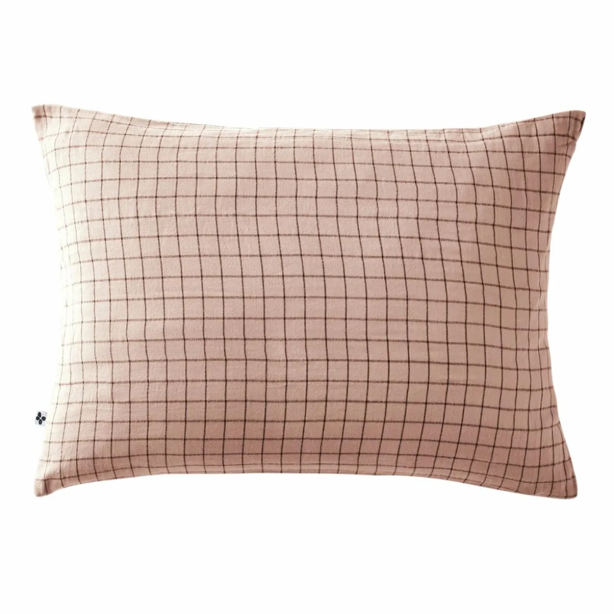 Taie d'oreiller rectangulaire gaze de coton (50 x 70 cm) Gaïa Mix Rose poudré