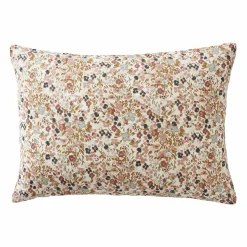 Taie d'oreiller rectangulaire gaze de coton (50 x 70 cm) Constance Beige pampa