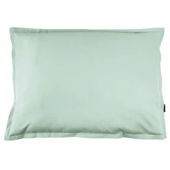 Taie d'oreiller rectangulaire percale de coton (50 x 70 cm) Cali Vert eucalyptus