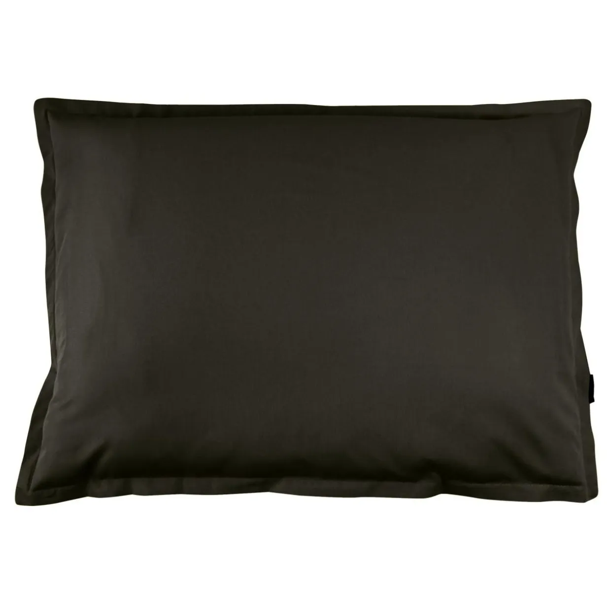 Taie d'oreiller rectangulaire percale de coton (50 x 70 cm) Cali Noire