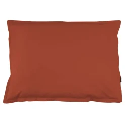 Taie d'oreiller rectangulaire percale de coton (50 x 70 cm) Cali Terracotta