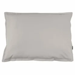 Taie d'oreiller rectangulaire percale de coton (50 x 70 cm) Cali Gris clair