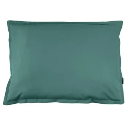 Taie d'oreiller rectangulaire percale de coton (50 x 70 cm) Cali Bleu canard