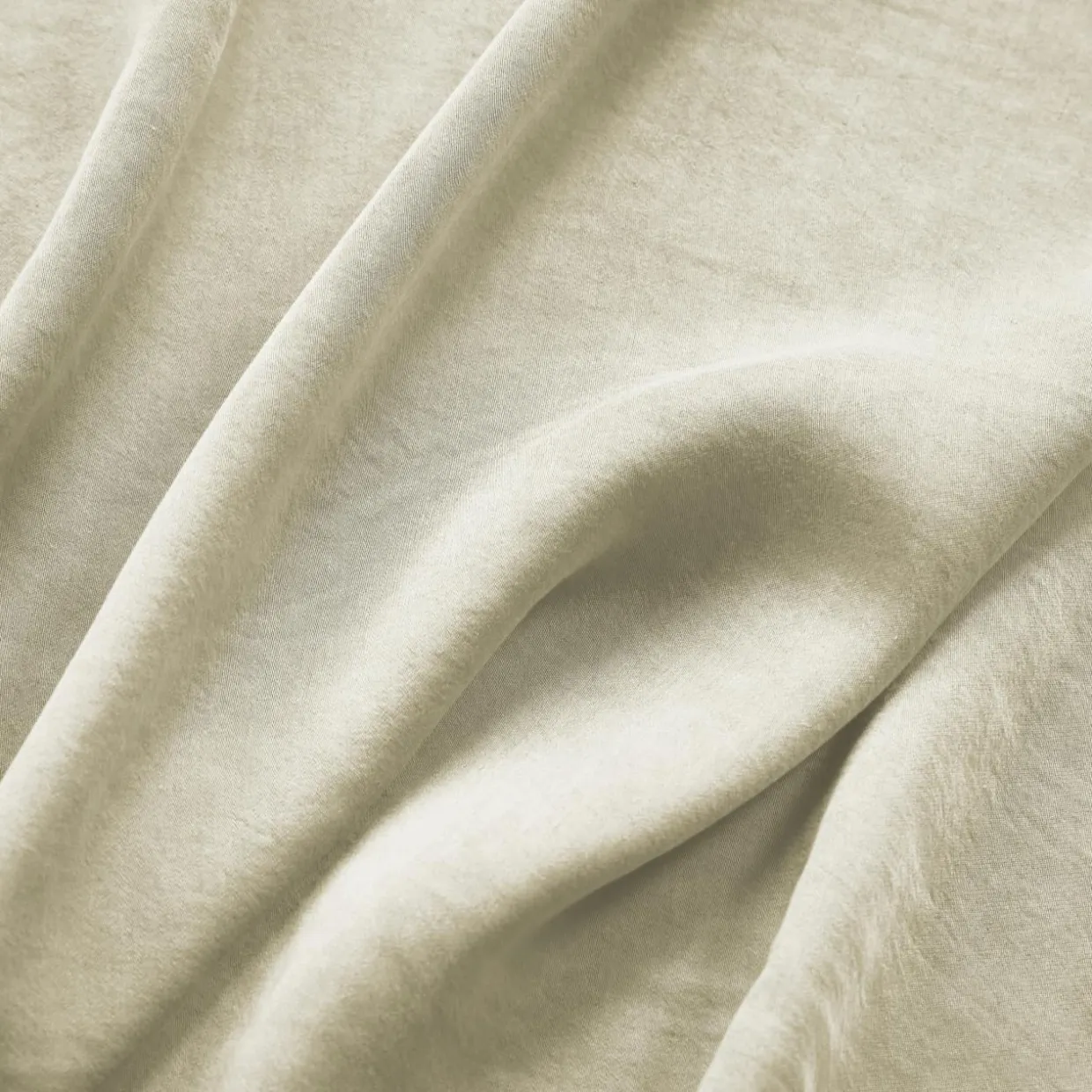 Taie d'oreiller rectangulaire lyocell Tencel™ lavé (50 x 70 cm) Olivia Beige pampa