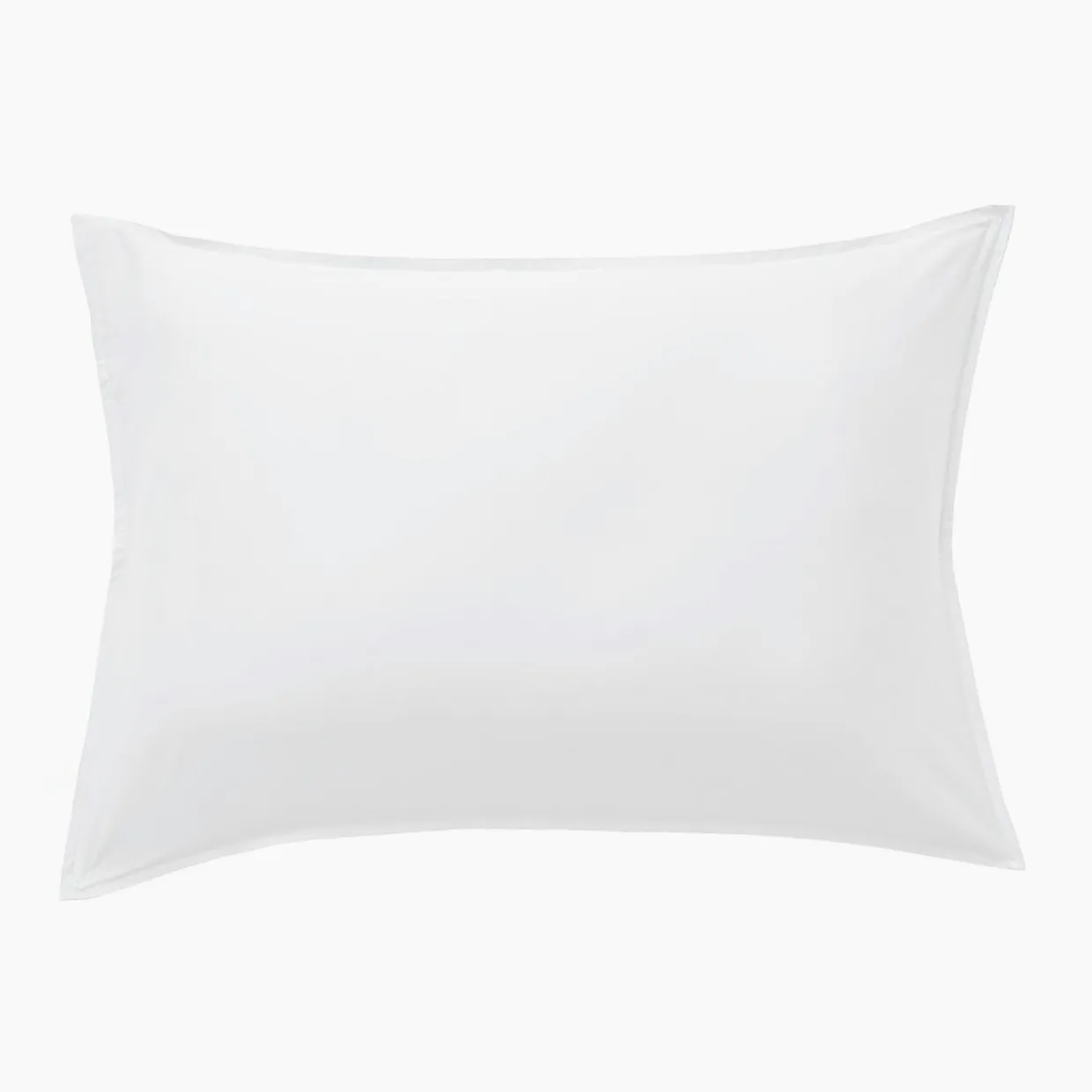 Taie d'oreiller rectangulaire satin de bambou (50 x 70 cm) Sienna Blanc chantilly