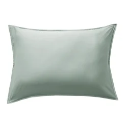 Taie d'oreiller rectangulaire satin de bambou (50 x 80 cm) Sienna Vert eucalyptus